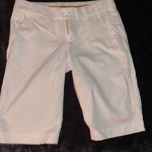 Tory Burch white shorts.  Size 2.  Like new